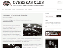 Tablet Screenshot of overseasclub.de